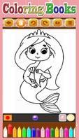 Mermaid Coloring Book-Easy Coloring Book 截图 1