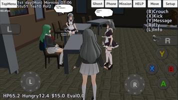 School Girls Simulator captura de pantalla 2