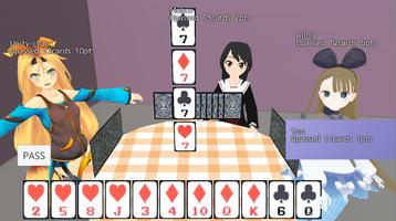 Sevens card game screenshot 1