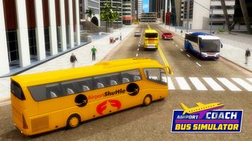 Airport Coach Bus Poster