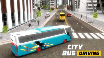 City Bus Driving : Bus Games постер