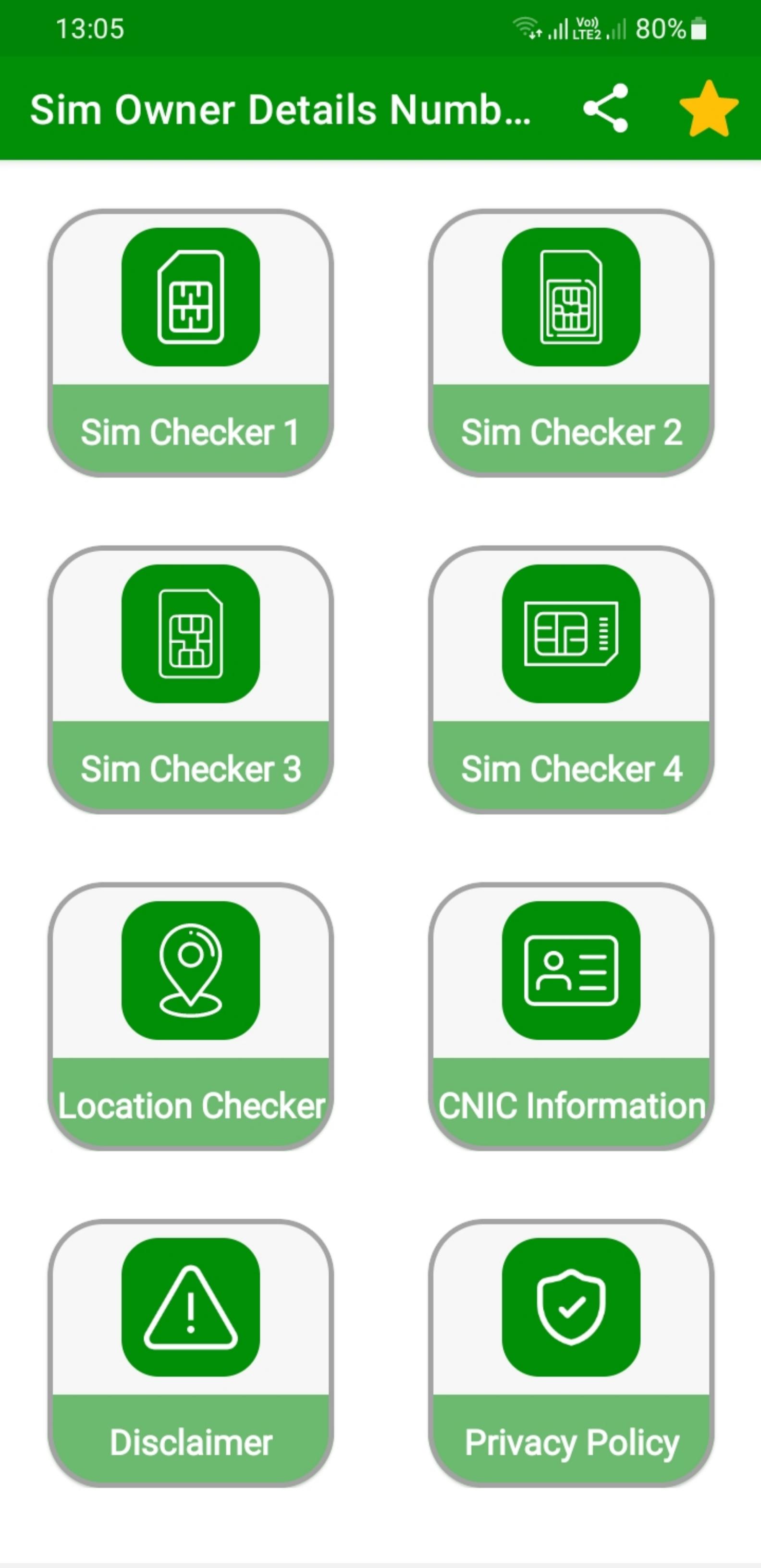 sim owner details