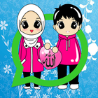 Muslim Hijab Stickers For Whatsapp icône