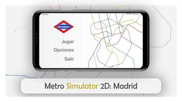 Metro Madrid 2D Simulator poster