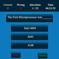 Microprocessor MCQ captura de pantalla 1
