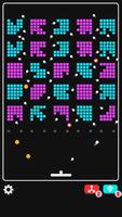 Red ball breaker: break brick and pixel shot game screenshot 2
