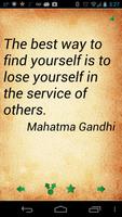 Gandhi Quotes पोस्टर
