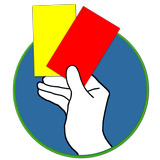 Carte rouge icône
