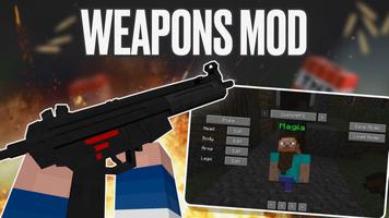 Gun Mod for Minecraft App 2024 Affiche
