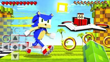 Sonic Mod para Minecraft PE Poster