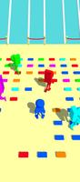 Bridge Running Race: Permainan Bangun Jembatan スクリーンショット 3