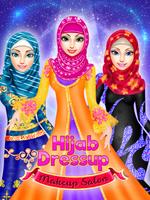 Hijab Dressup & Wedding MakeUp - Fashion Salon Affiche