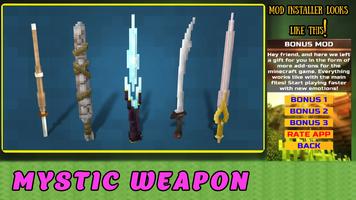 Mystic Weapon Mod For MCPE Poster