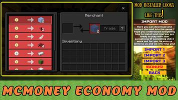 MCMoney Economy Mod For MCPE captura de pantalla 1