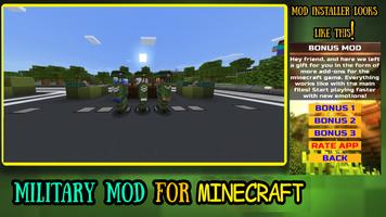 Military Mod For Minecraft Affiche