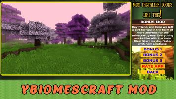 yBiomesCraft Mod For MCPE Poster