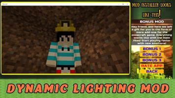 Dynamic Lighting Mod For MCPE captura de pantalla 2