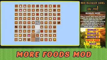 More Foods Mod For MCPE Poster