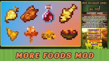 More Foods Mod For MCPE captura de pantalla 3