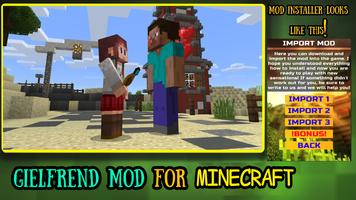 Girlfrend Mod For Minecraft Poster