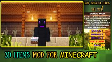 3D Items Mod For Minecraft Screenshot 1