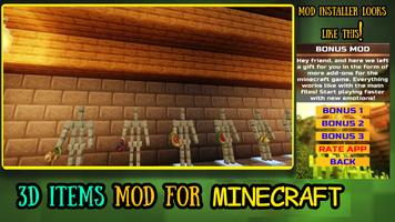 3D Items Mod For Minecraft 截圖 3