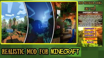 Realistic Mod For Minecraft Affiche