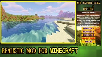 Realistic Mod For Minecraft स्क्रीनशॉट 1