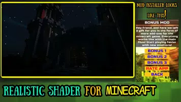 Realistic Shader Mod For MCPE ảnh chụp màn hình 3
