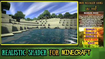 Realistic Shader Mod For MCPE ảnh chụp màn hình 1
