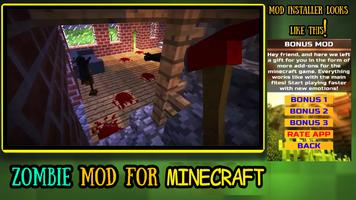 Zombie Mod For Minecraft PE Affiche