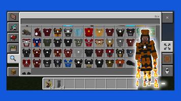 Iron Man Minecraft ảnh chụp màn hình 1