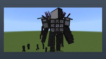 TVMan Mod Minecraft Skibidi تصوير الشاشة 2