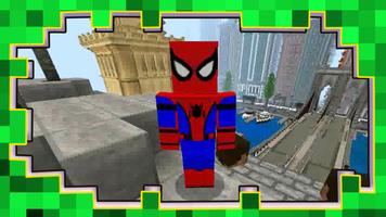 Spider-Man Minecraft Game Mod poster