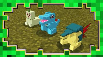 Pixelmon Go Minecraft Game Mod スクリーンショット 1