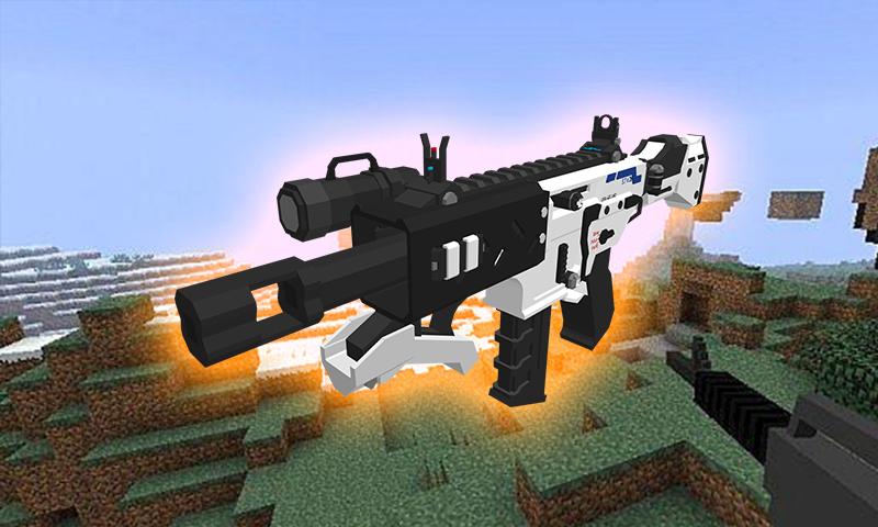 Android İndirme için 3D Gun Mod for Minecraft PE APK