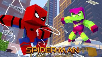 Poster Minecraft Spider Man Mod PE