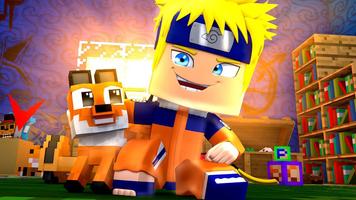Anime Naruto Mod for Minecraft imagem de tela 1