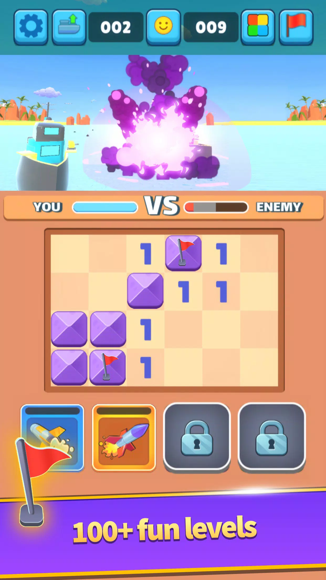 Minesweeper Battle Clash RPG