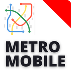 City Metro subway mini puzzle icono