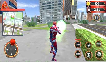 New Iron Rope hero – Vegas Crime City Simulator captura de pantalla 1