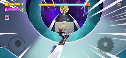 Obby Snowboard: Parkour Racing Cartaz