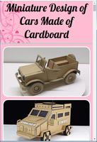 پوستر Miniature Car Design From Card
