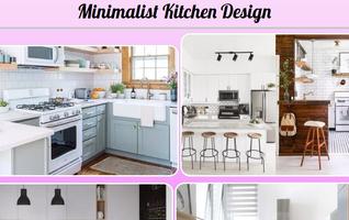 پوستر طراحی آشپزخانه مینیمالیستی