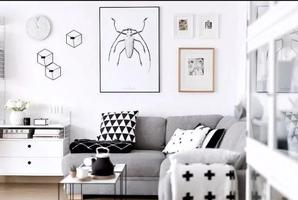 New! Minimalist living room poster