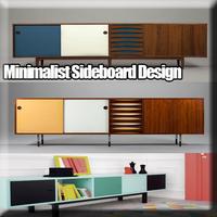 Minimalist Sideboard Design Plakat