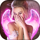 👼 Ailes d'Ange Montage Photos Effet Paillettes 👼 icône