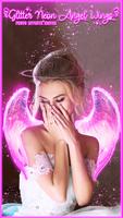 👼Glitter Neon Angel Wings Photo Effects Editor👼 poster