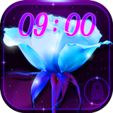 Neon Rosen Sperrbildschirm Zeichen