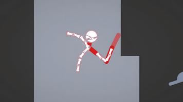 Fall Stickman | Destruction poster